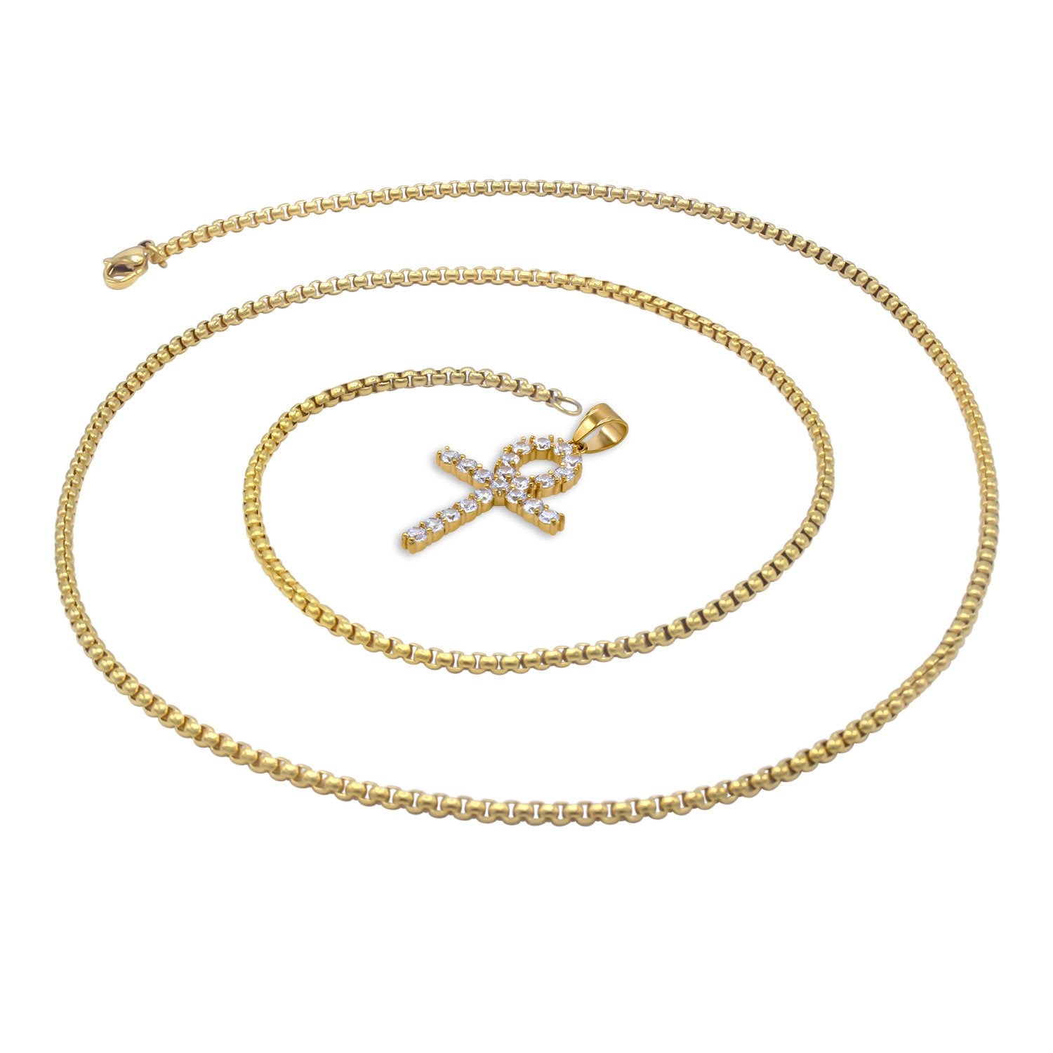 14K Gold Filled Necklace Set for Men