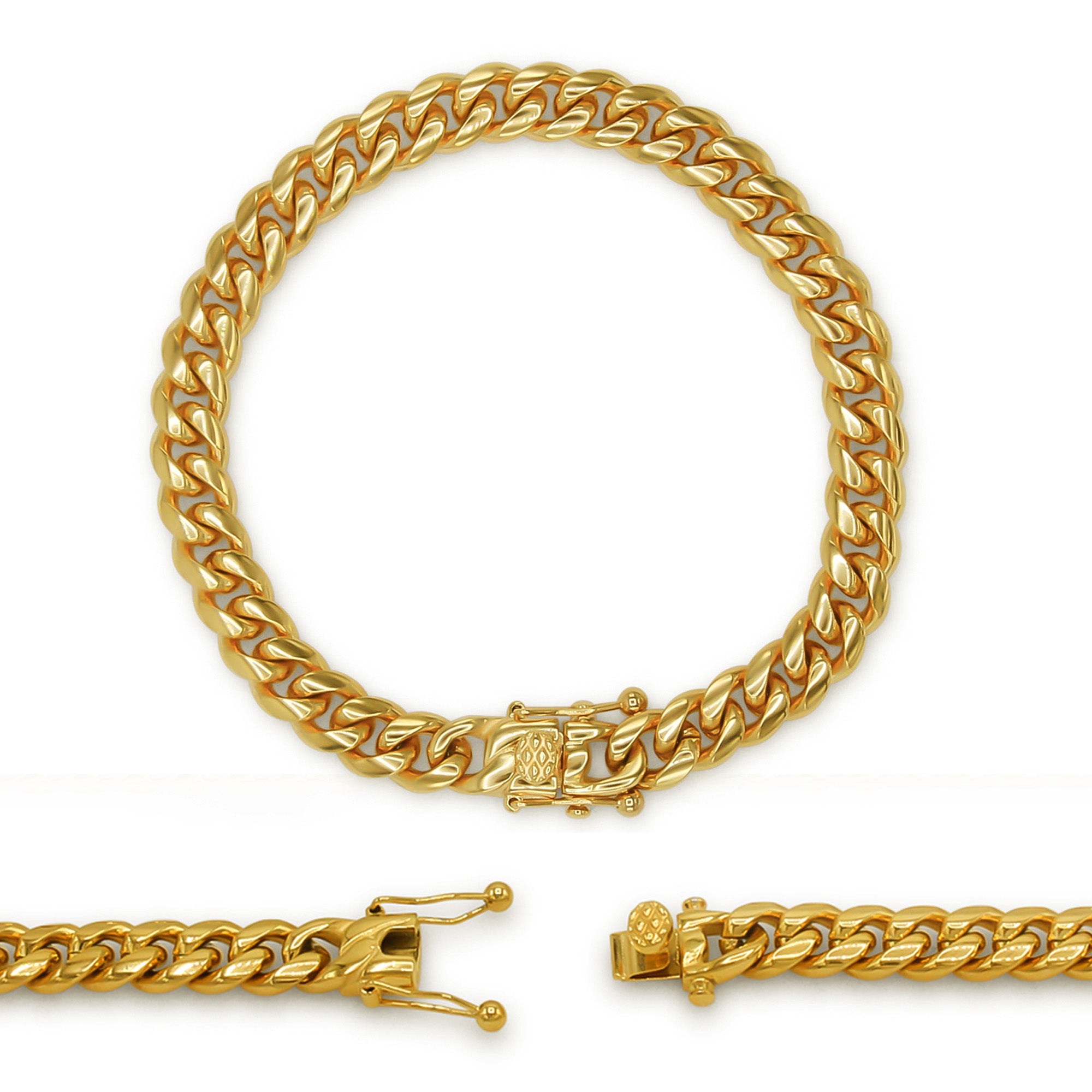 Men Cuban Link Bracelet Jewelry