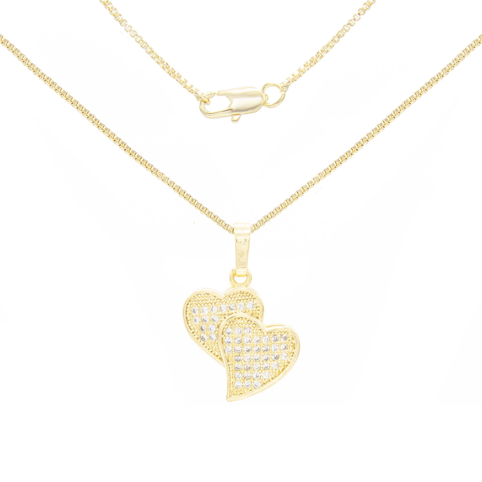 Women Heart Pendant Necklace Set For Jewelry