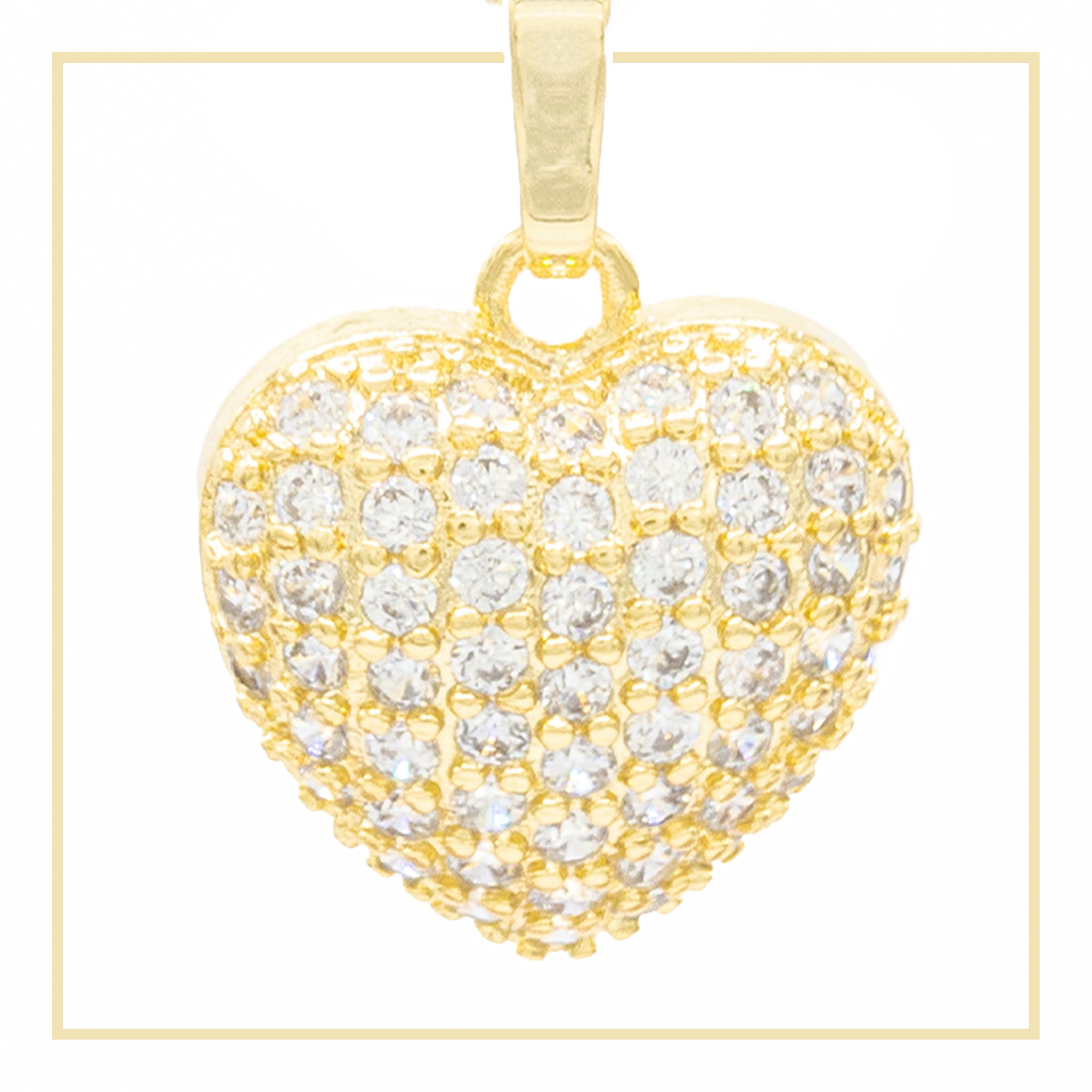 14K Gold Filled Heart Pendant