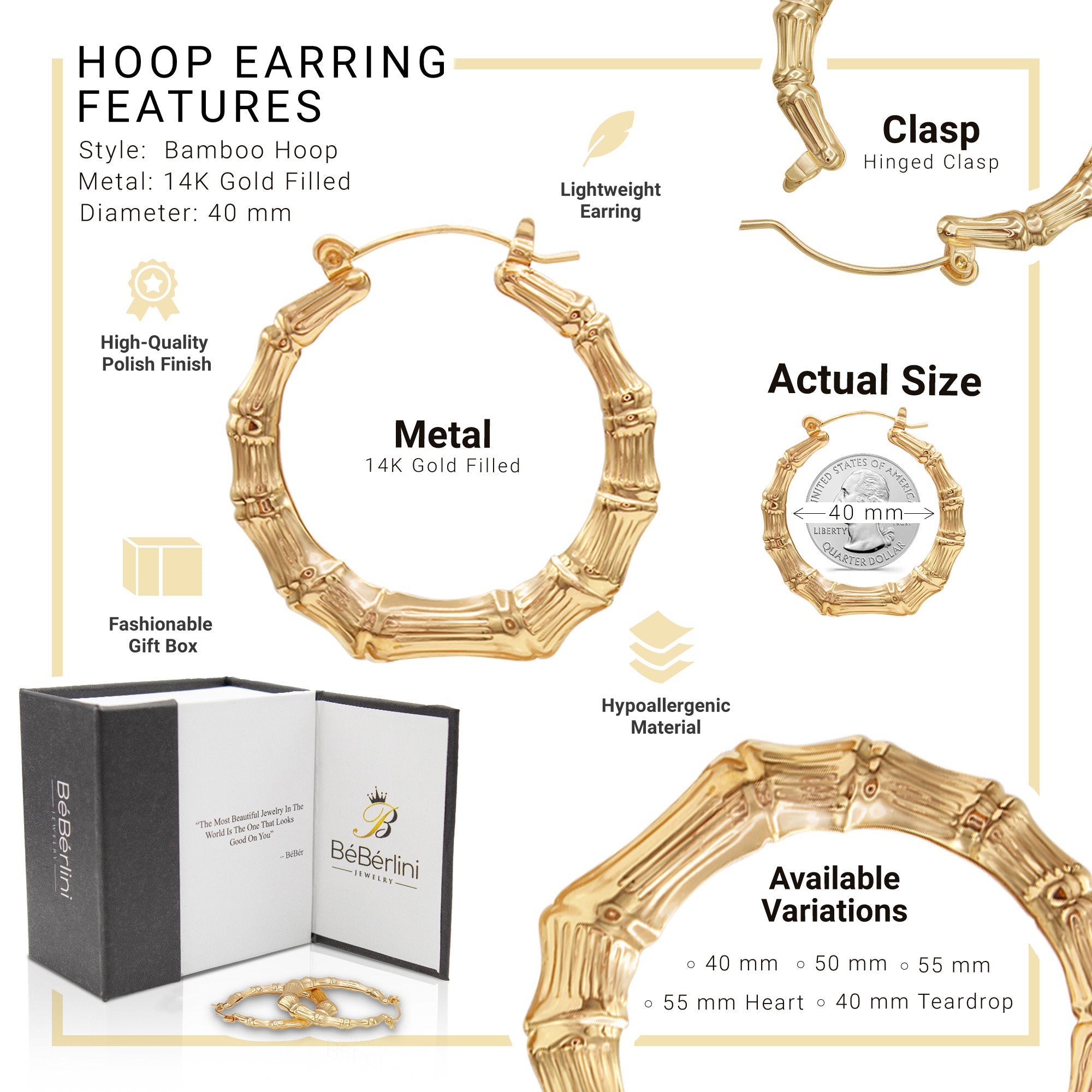 Bamboo Hoops Features