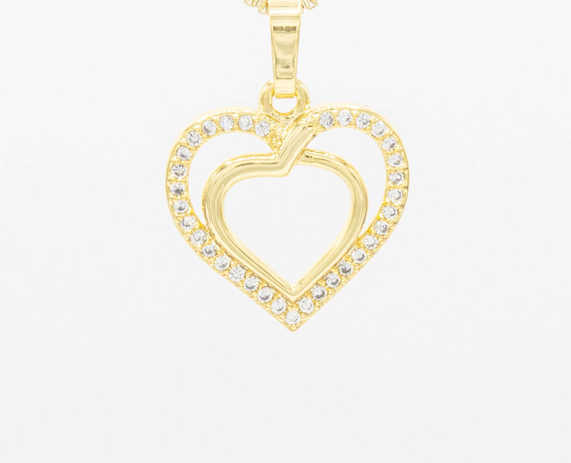 14K Gold Filled Heart Pendant For Women