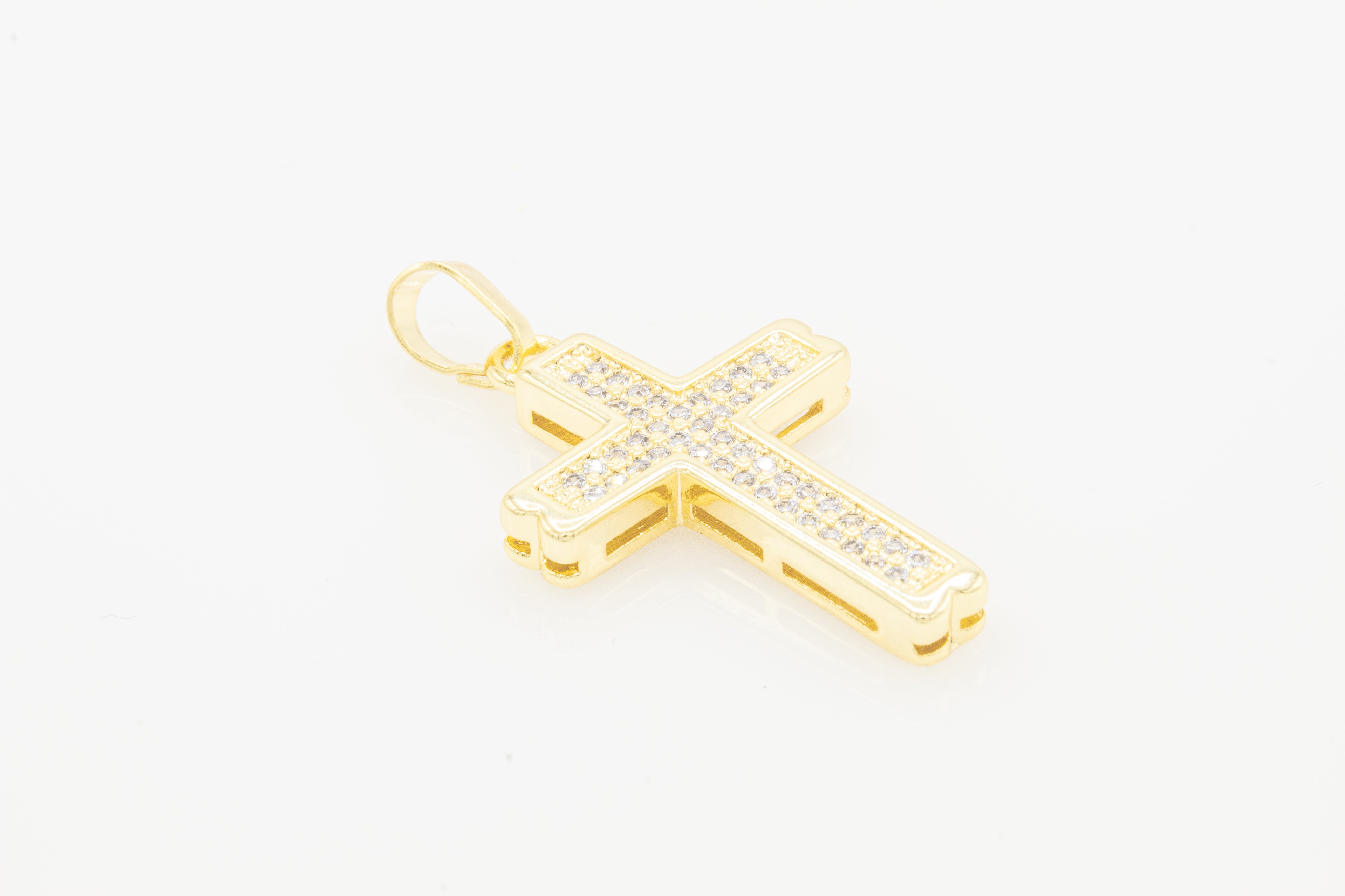 CZ 14K Gold Filled Cross Pendant Jewelry