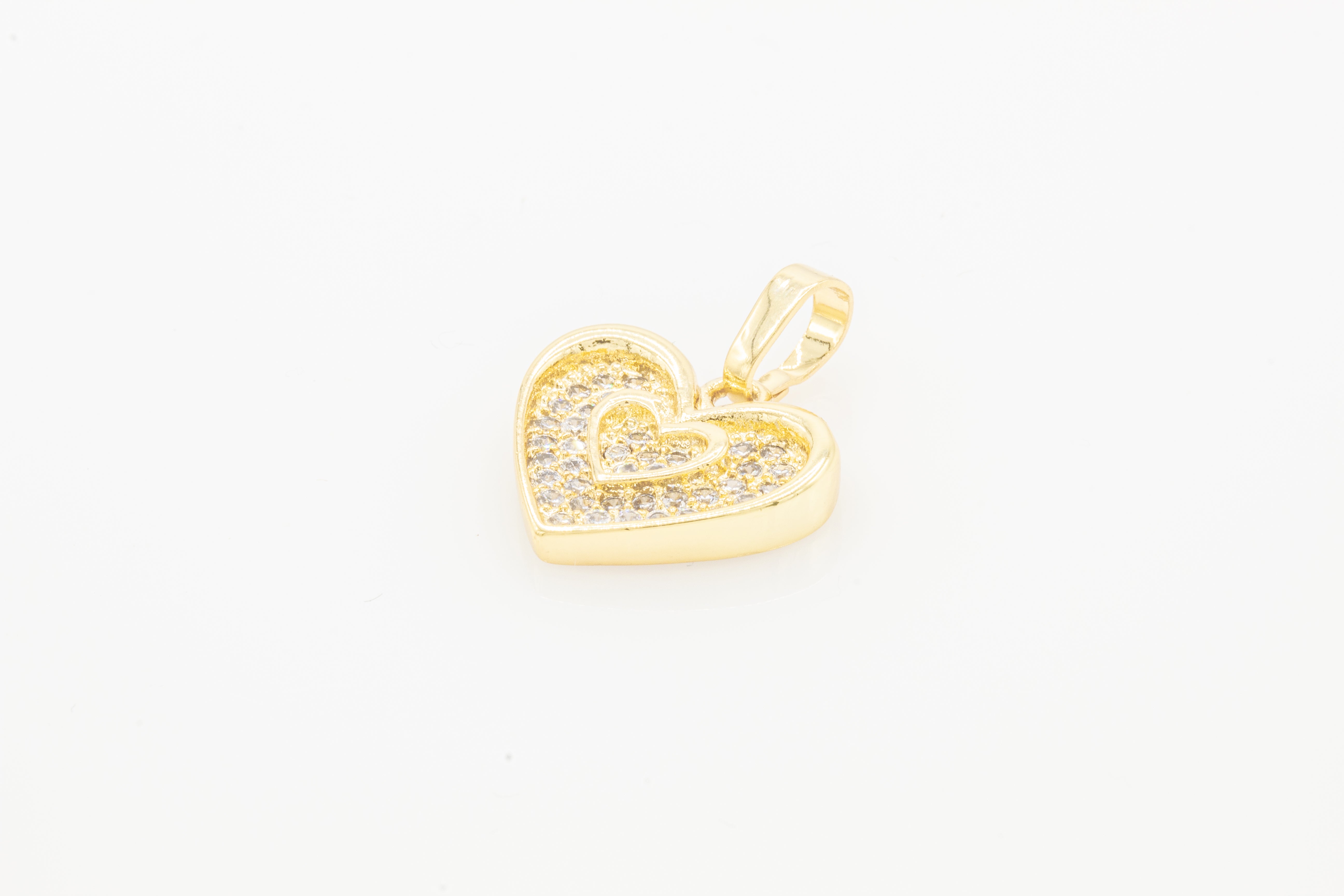 14K Gold Plated Heart Pendant