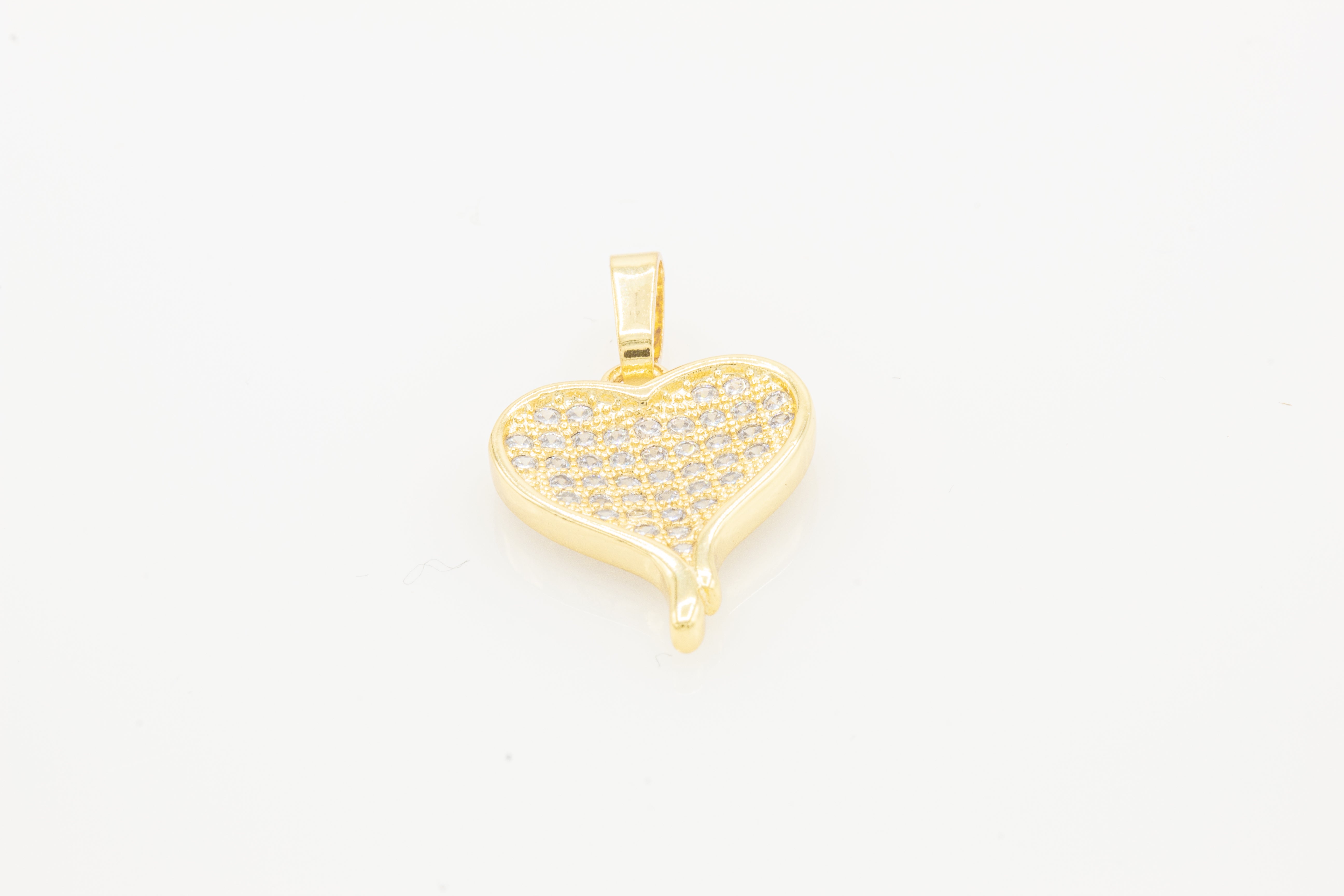 14K Gold Plated Heart Pendant