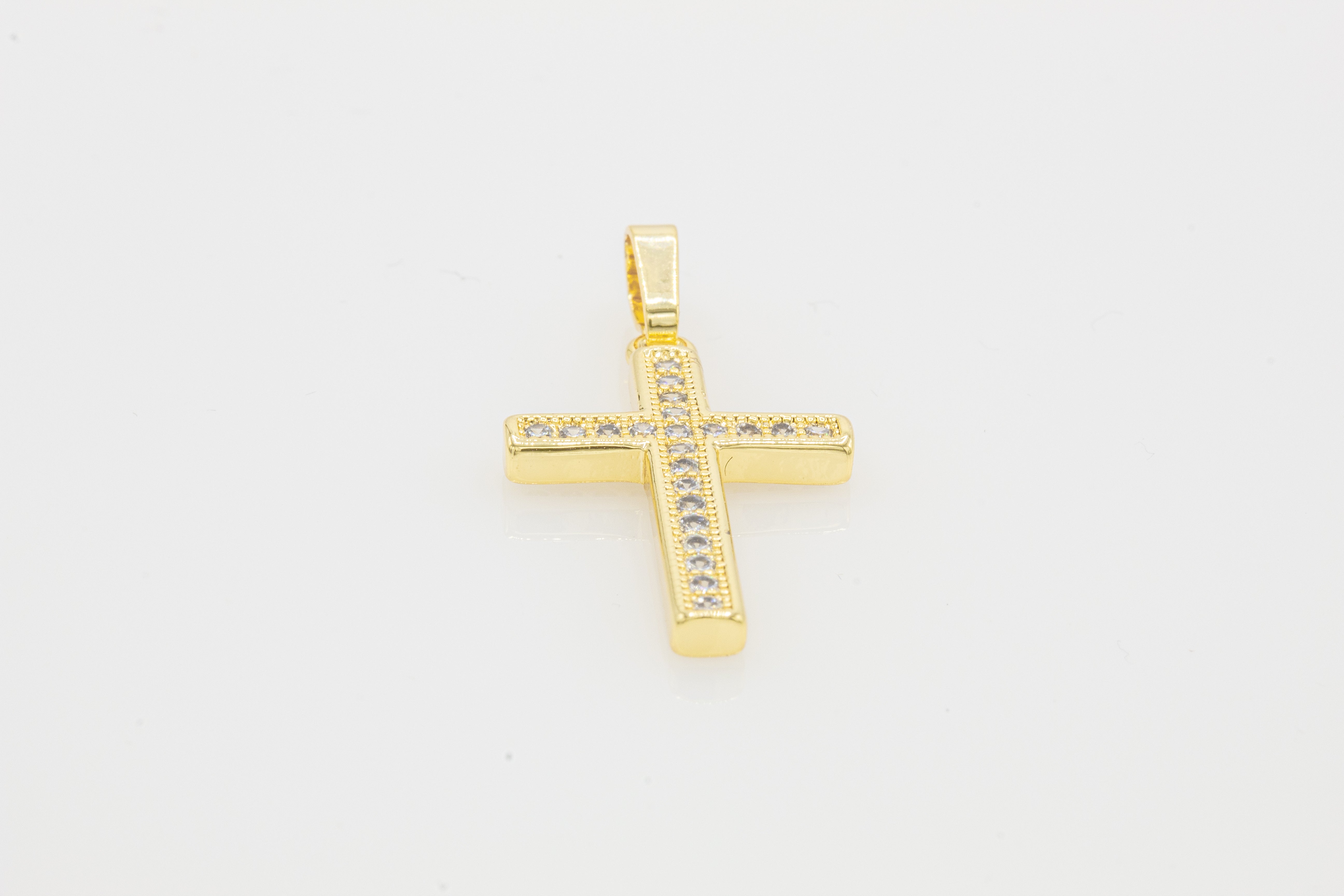 Cubic Zirconia Cross Pendant Women Jewelry