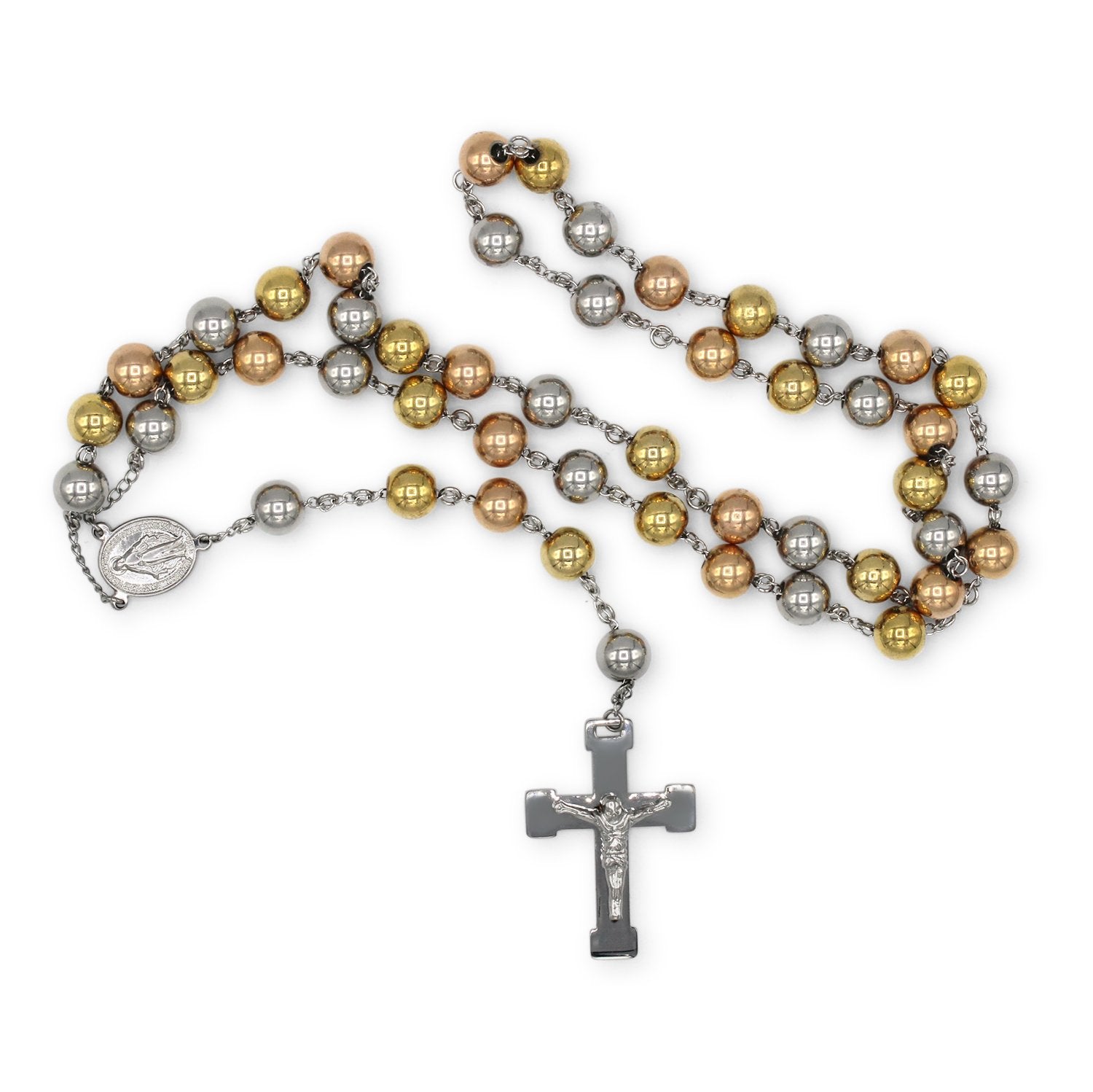 Pendant Rosary Necklace Set