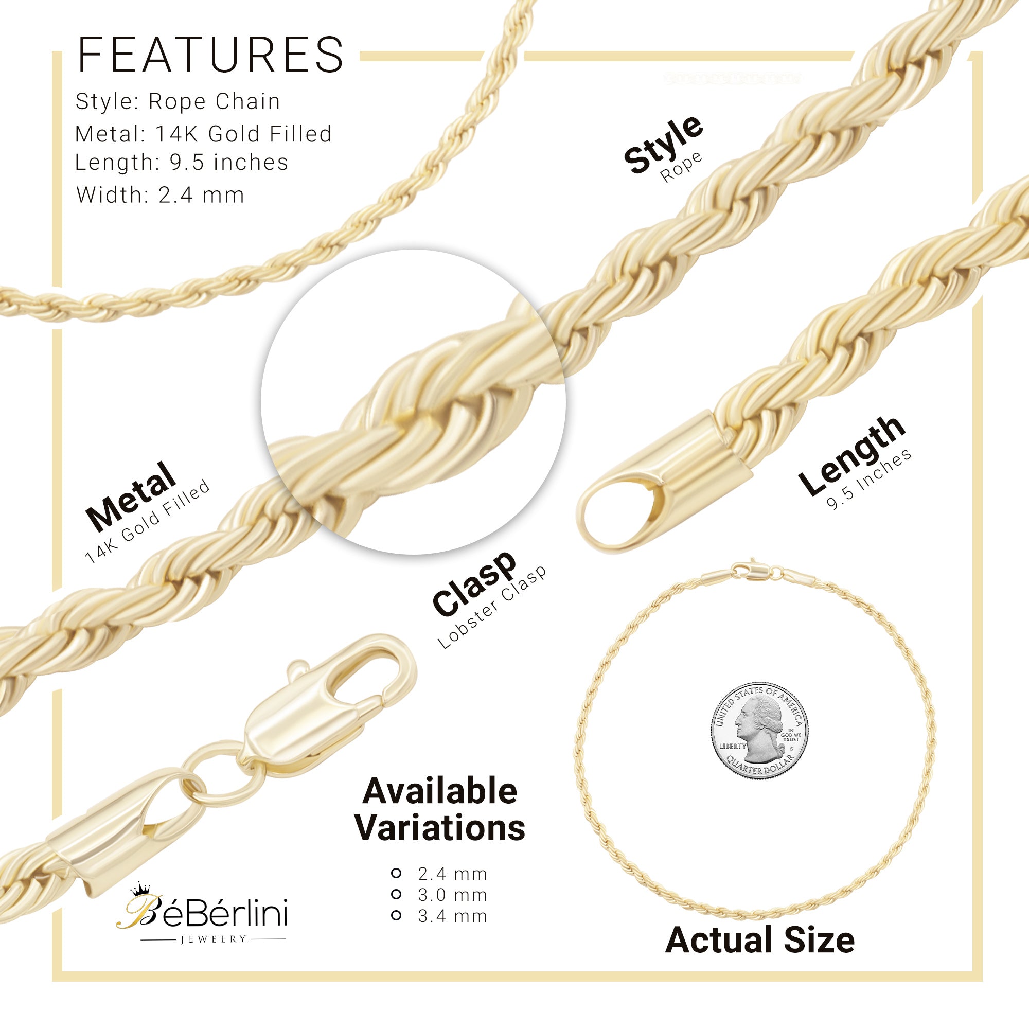 Rope Anklet Chain