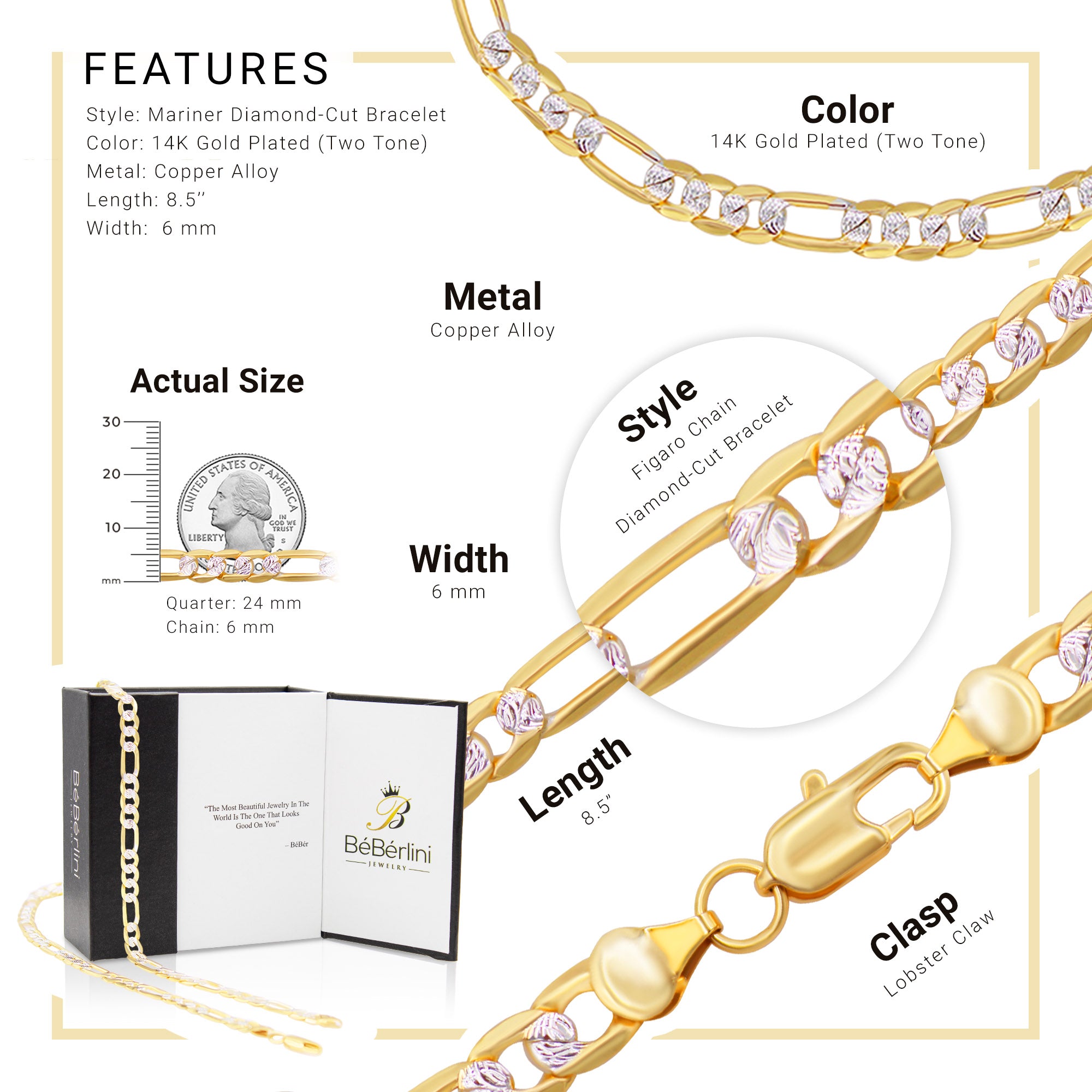 Mariner Bracelet 14K Gold Filled Jewelry