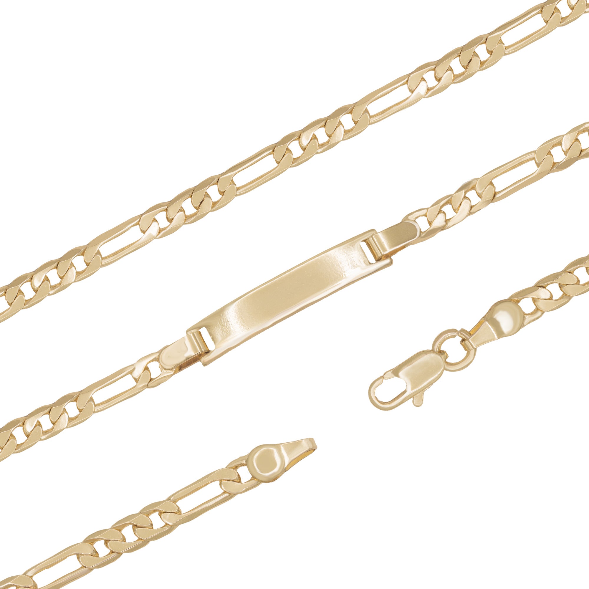 Figaro Chain ID Bracelet