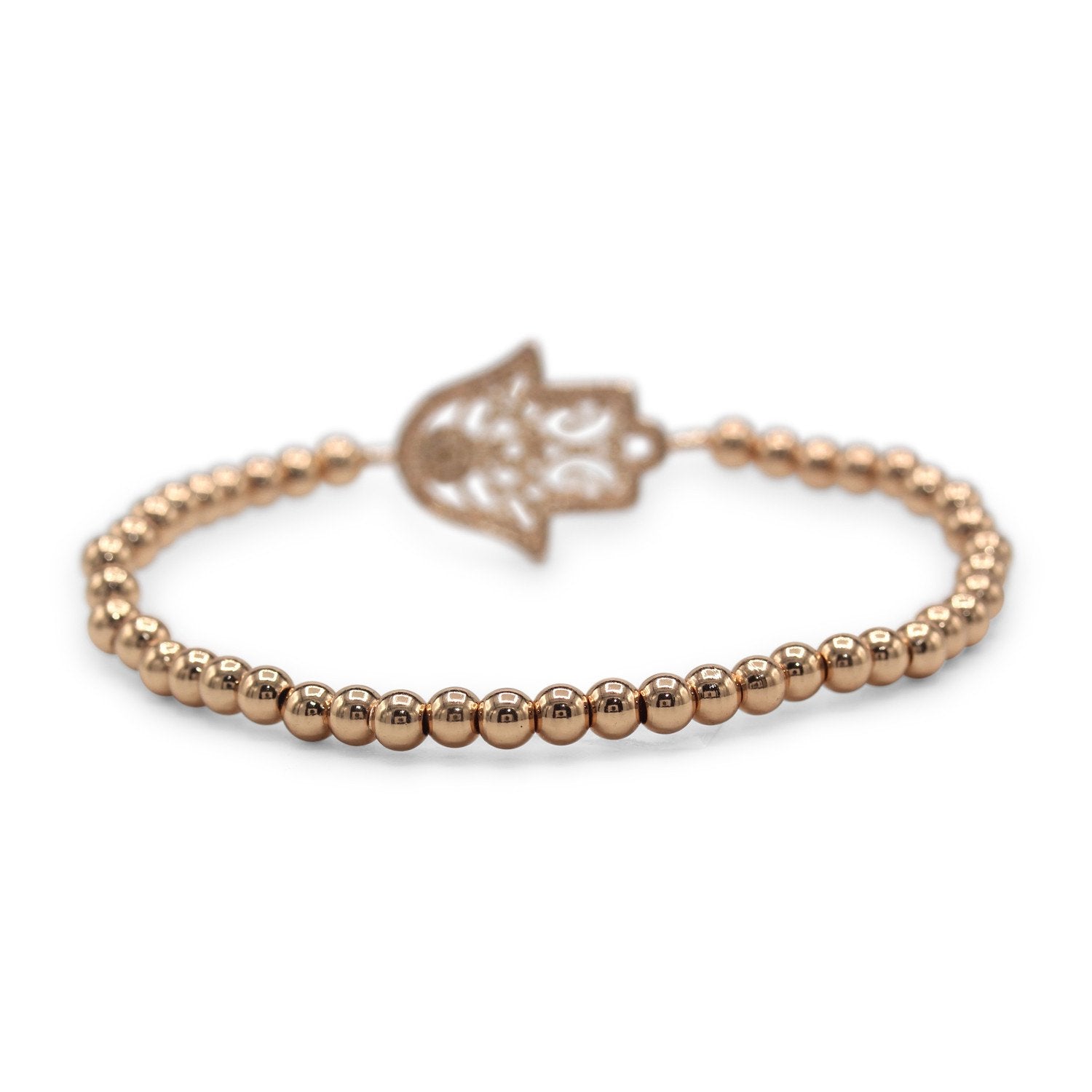 14K Gold Plated Bead Wrist Band for Women
