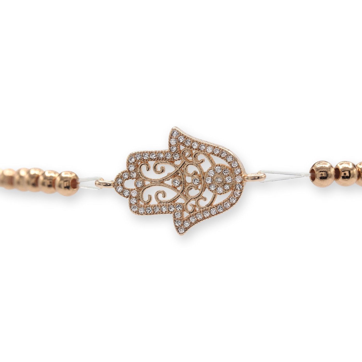 Cubic Zirconia Bead Bracelet Women Jewelry