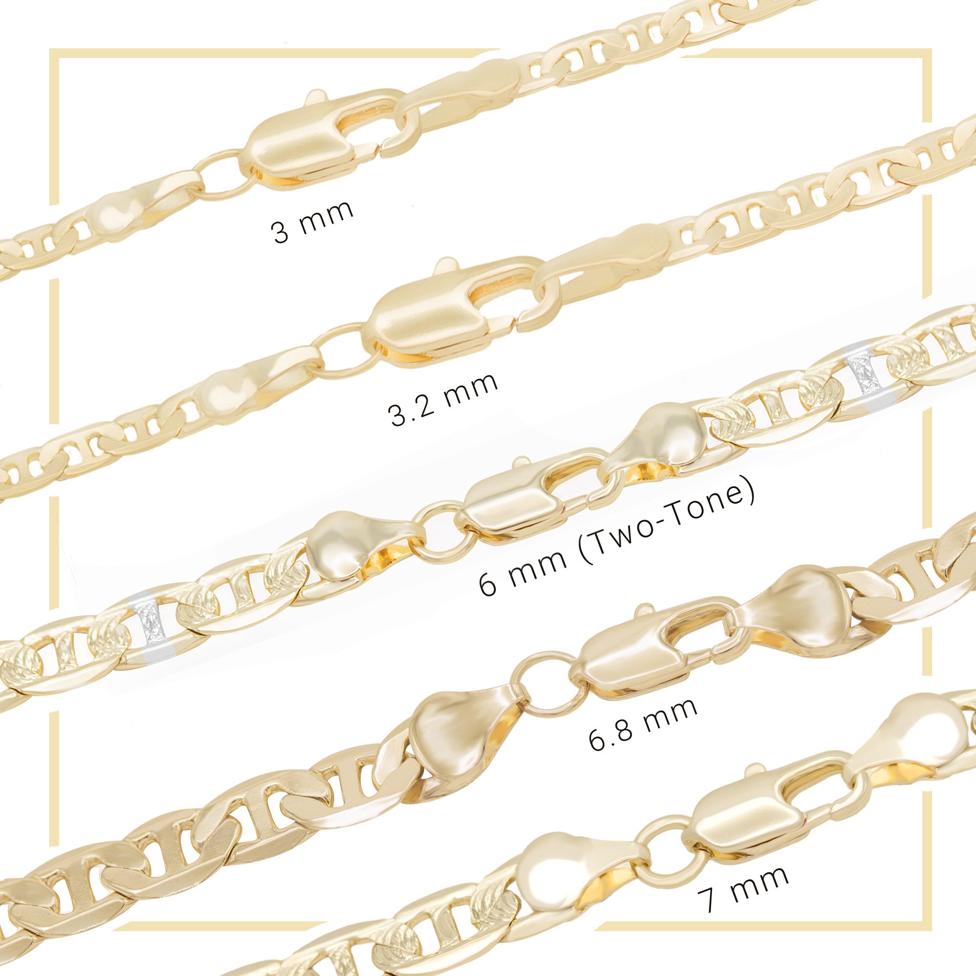14K Gold Filled Mariner Foot Bracelet 