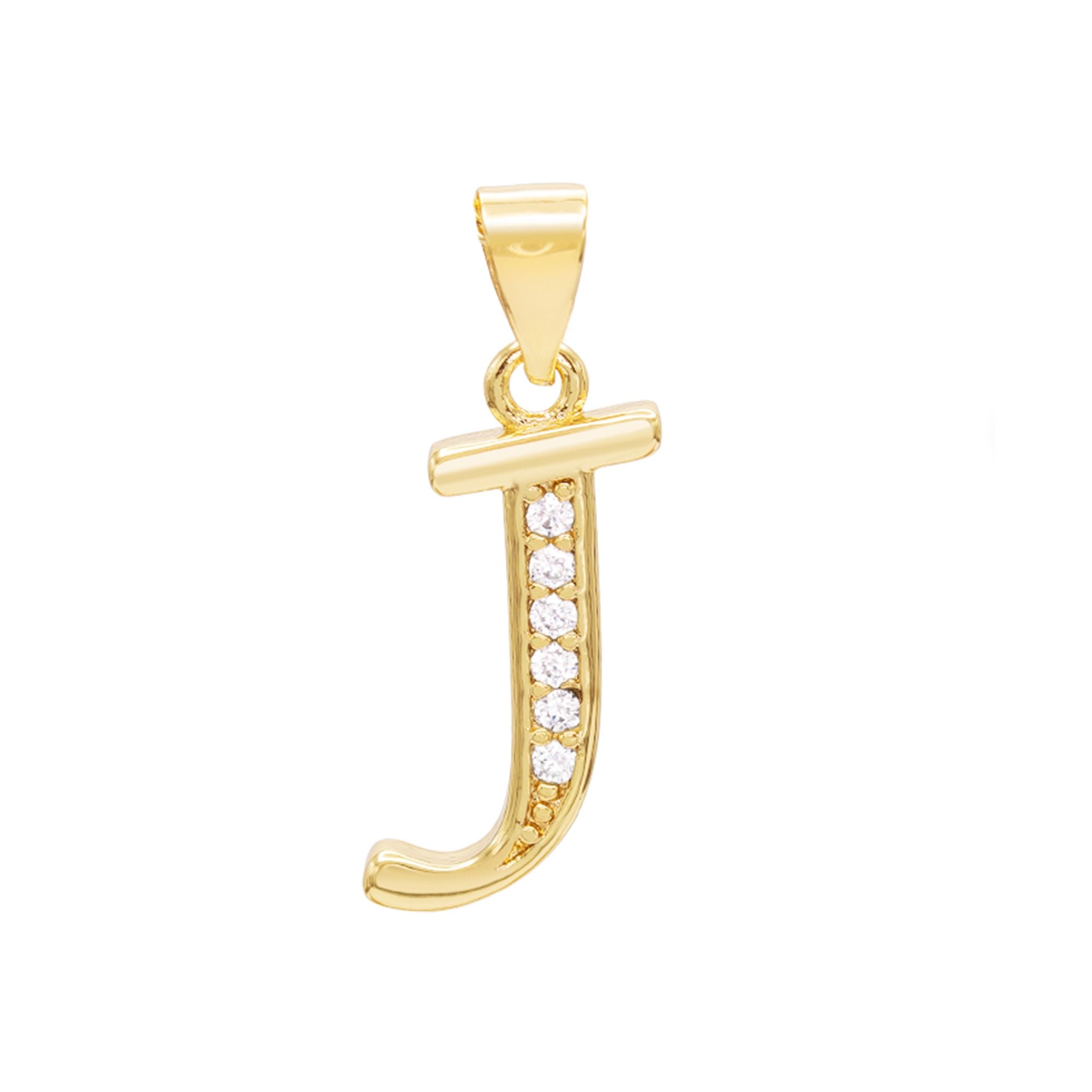 P 14K Anklet Bracelet Gold Filled Cubic Zirconia Charm Figaro Foot Chain Set 10 Charm
