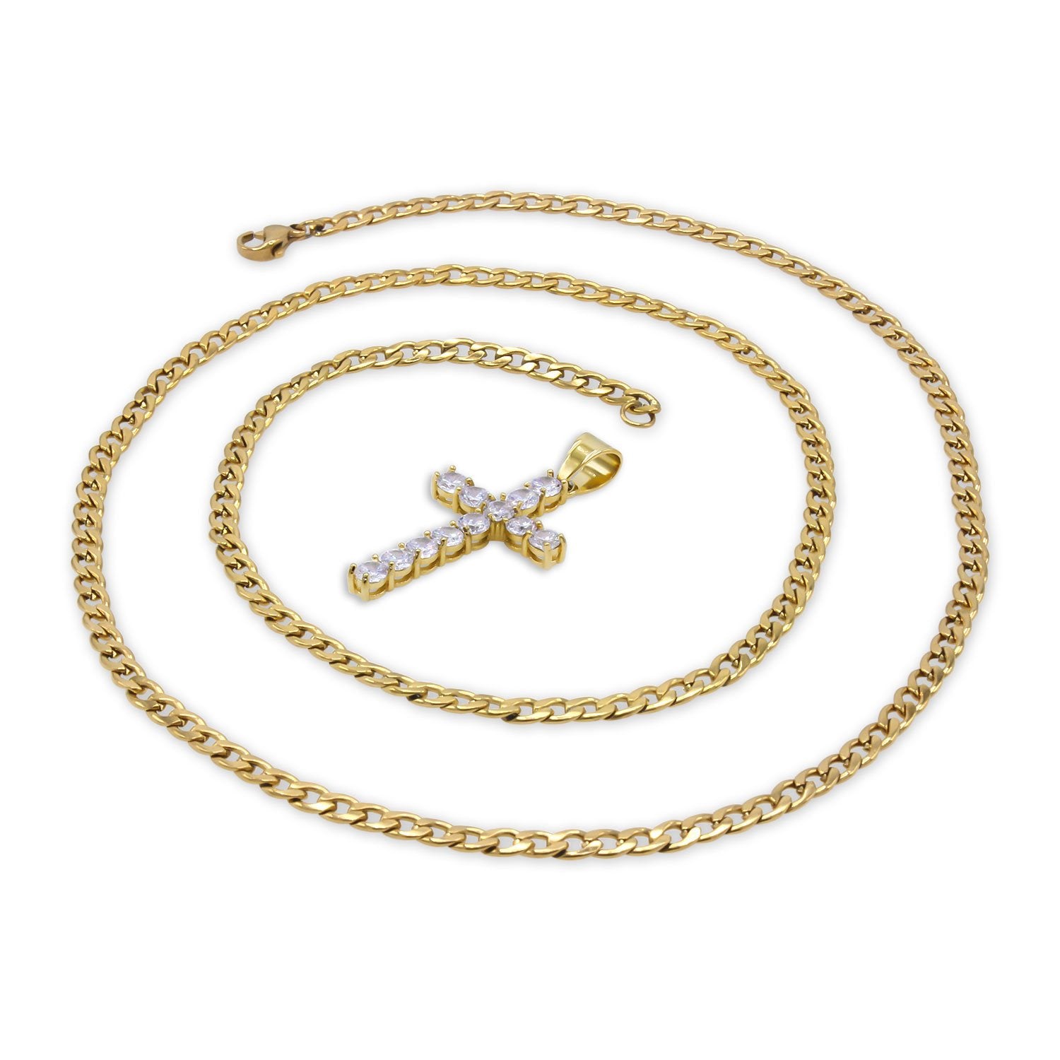 14K Gold Filled Necklace Set for Men