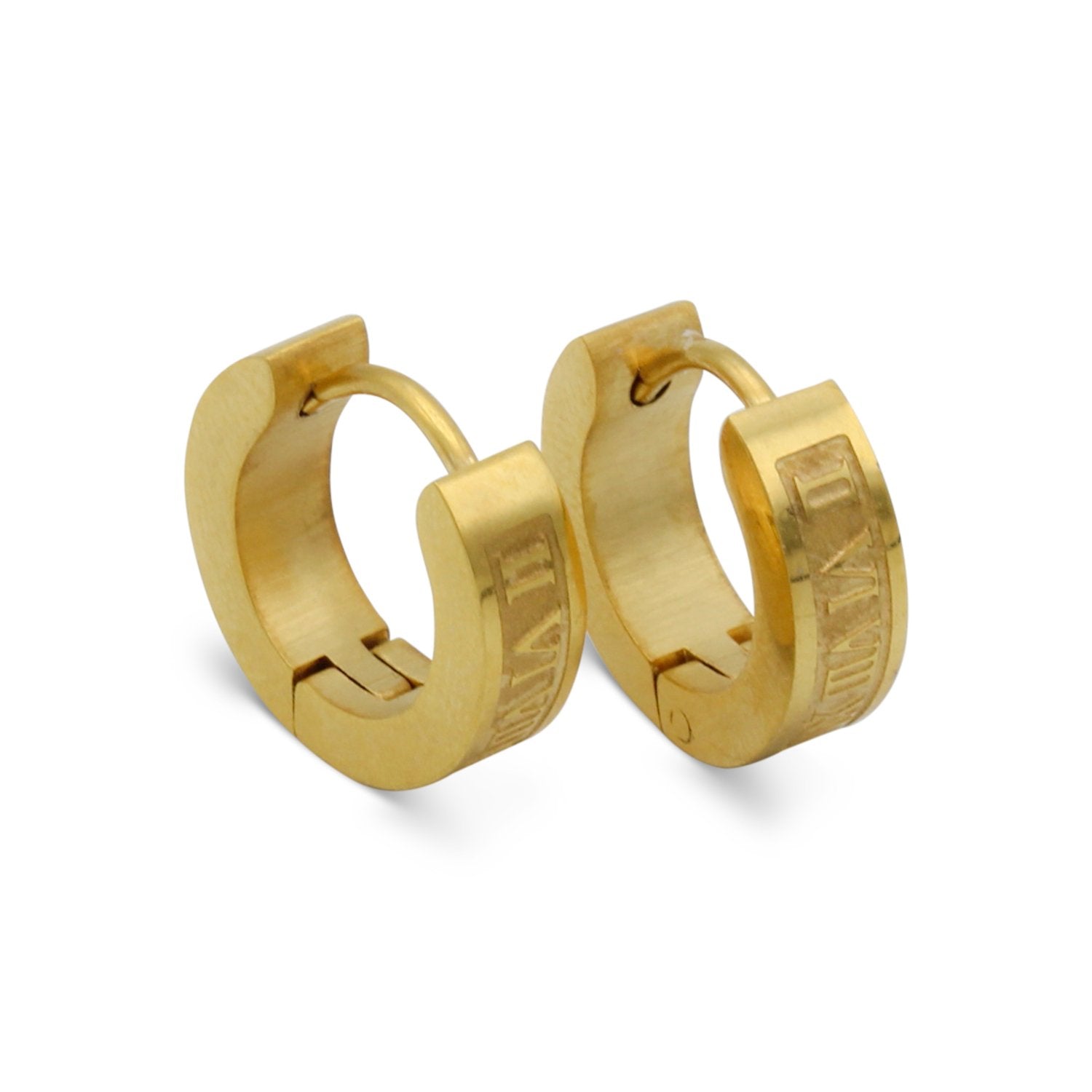 14K Gold Plated Huggie Earrings  