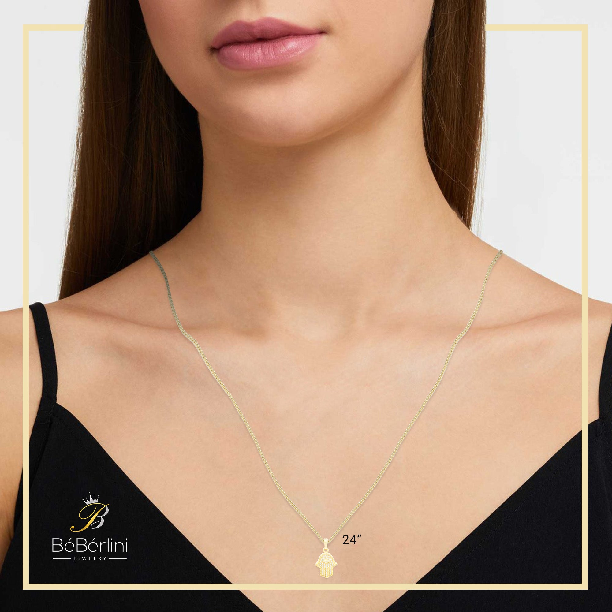 14K Gold Filled Pendant Necklace Set for Women